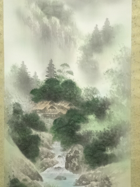 4 近代作家/計錚/表具/肉筆/色彩/山水 4 近代作家/計錚/表具/肉筆/色彩/山水 4 近代作家/計錚/表具/肉筆/